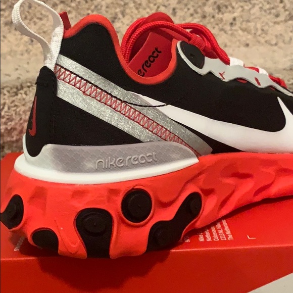 Nike react element 55 running shoes womens 10 new - Picture 2 of 8